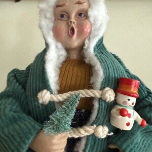 Vintage Christmas Caroler Figurine